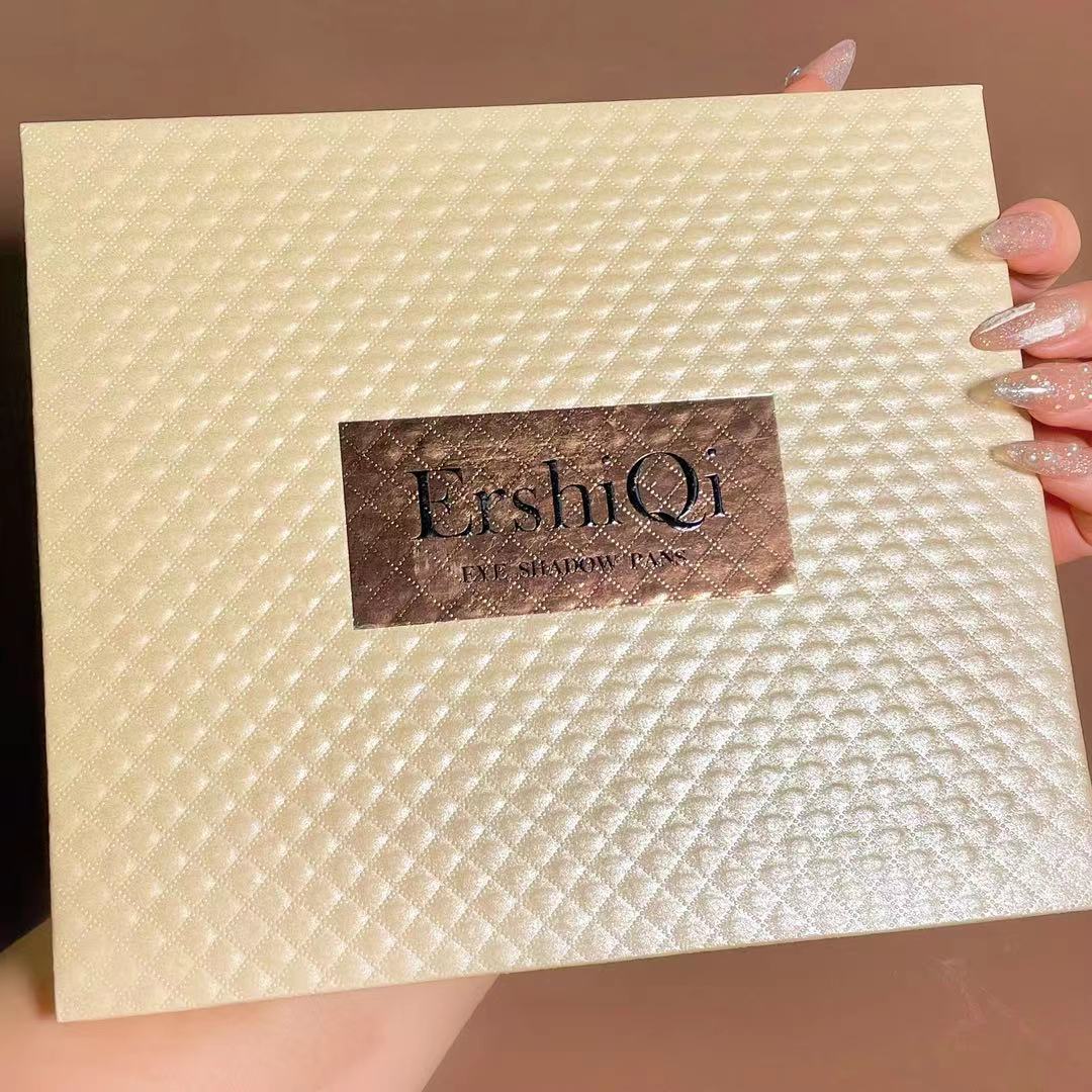 ErshiQi crema amantes 42 color rosa bronceado sombra de ojos placa mate nacarado TikTok super popular nueva placa de sombra de ojos