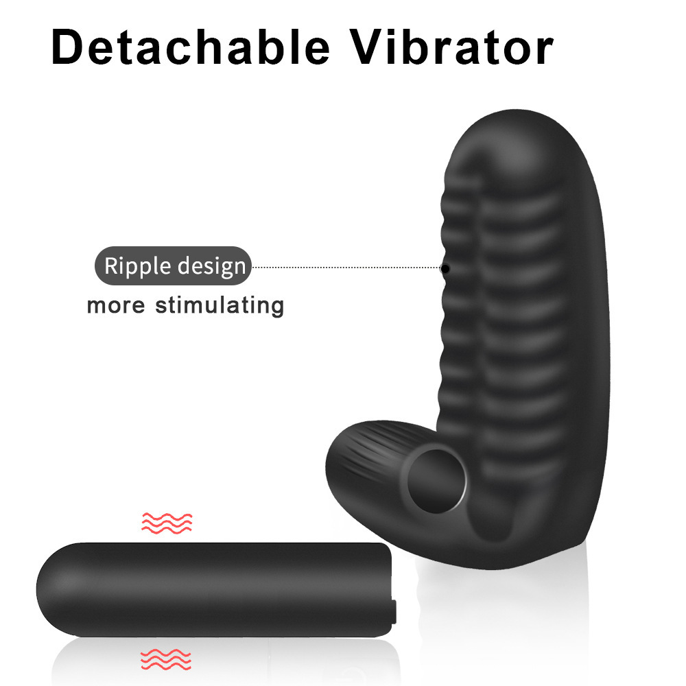 Genopladelig finger vibrator i silikone til par_voghion.com