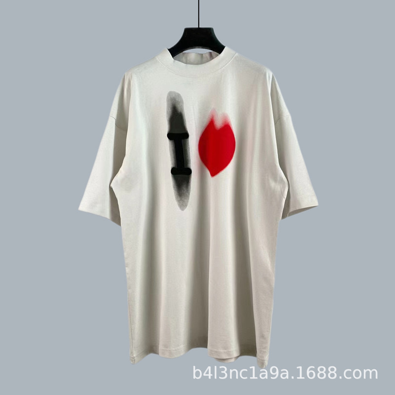 【现货秒发】正确高版巴黎B家24ss新款系列合集宽松男女同款T恤|undefined