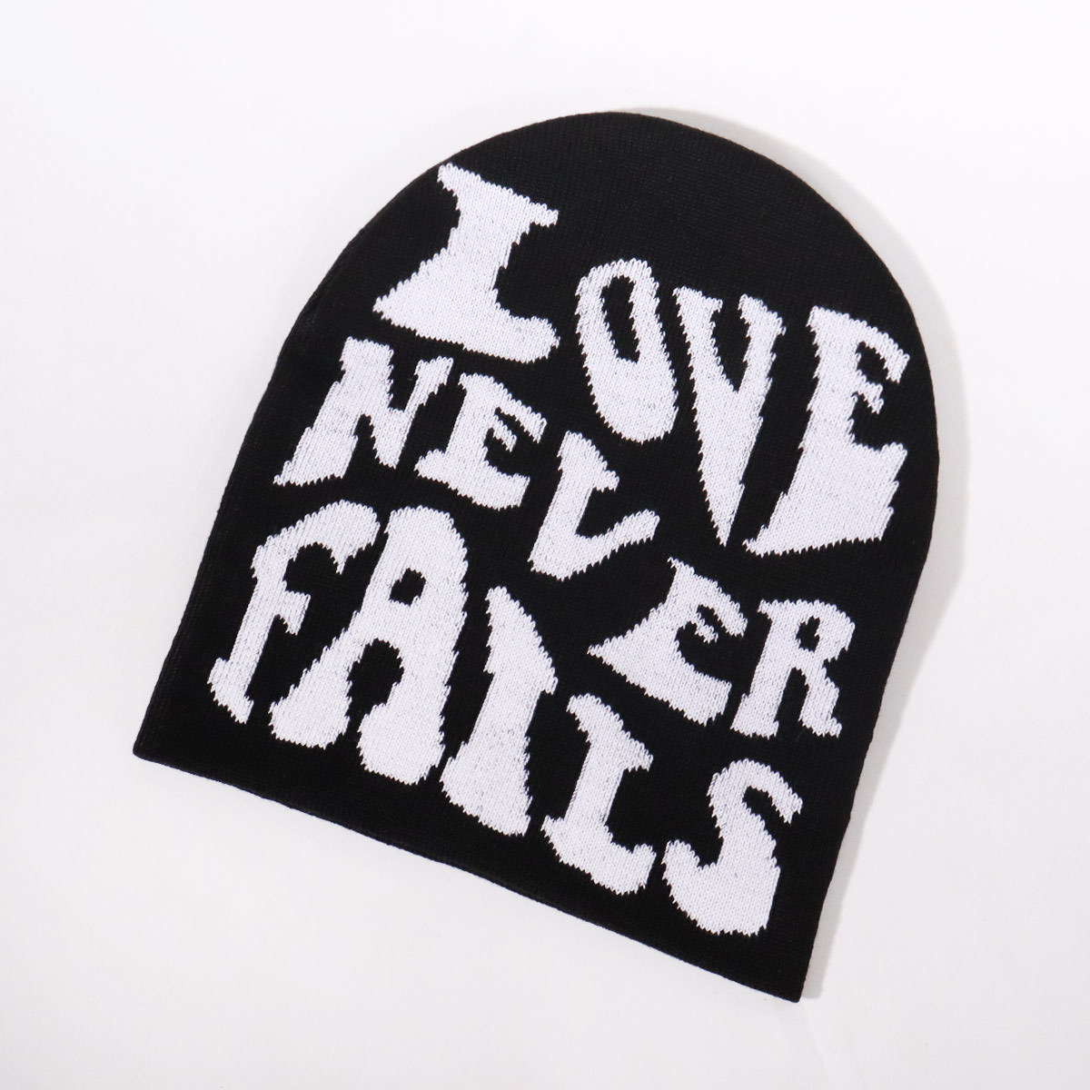 Unisex Mitmevärviline lihtne disain kõike casual WE kirjaga ühepoolne kootud müts trend soe_voghion.com