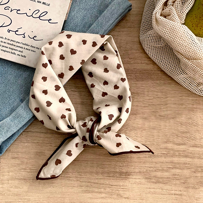 Pañuelo de seda Pañuelo cuadrado de algodón con lunares de alta calidad, bufanda decorativa de todo fósforo para mujer, pañuelo en la cabeza, bufanda delgada, chal pequeño