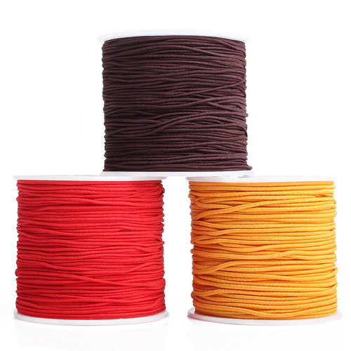 Manufacturer direct sale 0.8mm-1.5mm spool elastic cord for beading bracelets, crafts & DIY core string elastic thread