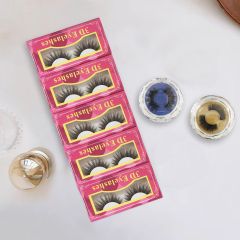 Natural Length Fluffy Curly Dense Multi Style Mixed Length Faux 3D Mink False Eyelashes for Everyday