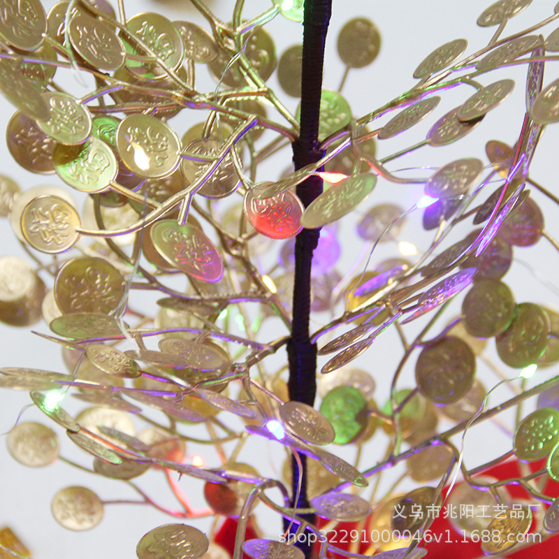 Fortuna árbol rojo fruta árbol simulación paleta fruta dinero árbol primavera Festival Año Nuevo decoración flor salón gabinete elevación Decoración