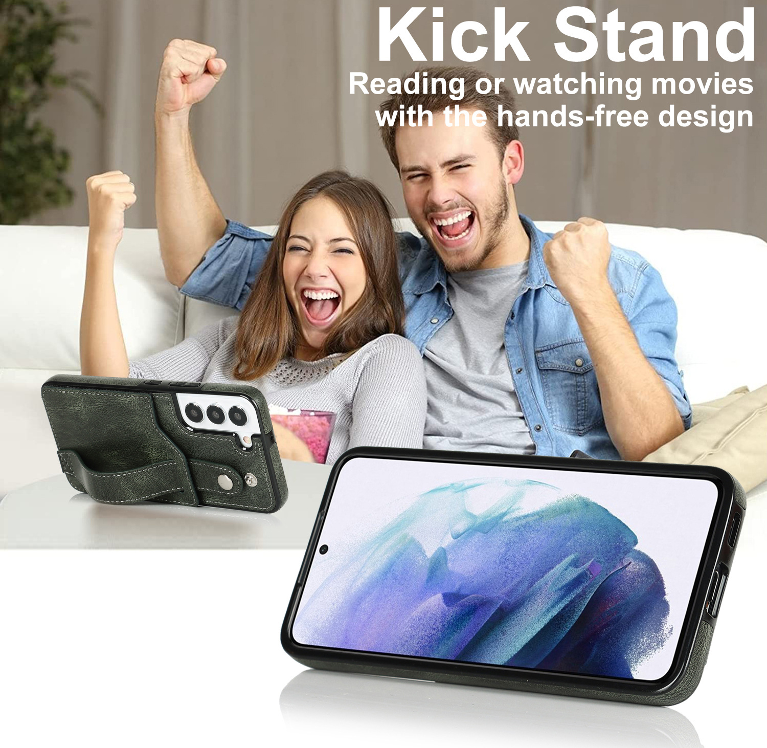 Handyhülle Für Samsung A53 Mit Armband Und Kartenfach Aus Leder_voghion.com