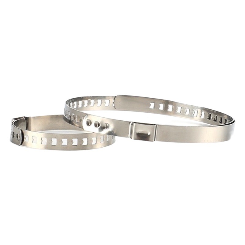 Abrazadera de jaula de bola interior y exterior ajustable de medio eje de acero inoxidable 304 sola oreja clip no polar abrazadera de cubierta de polvo abrazadera de resorte