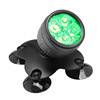 factory Cross border new pattern remote control Dive Lights Fish tank lamp RGB Colorful Pool Light waterproof Knobs led Dive Lights