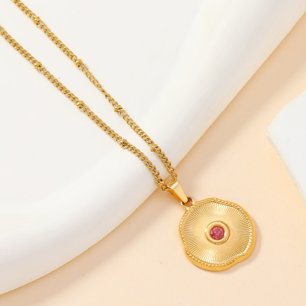 Colgante único pulsera de fundición de acero inoxidable transfronterizo accesorios de collar color salvaje estrella turquesa amor colgante de bricolaje