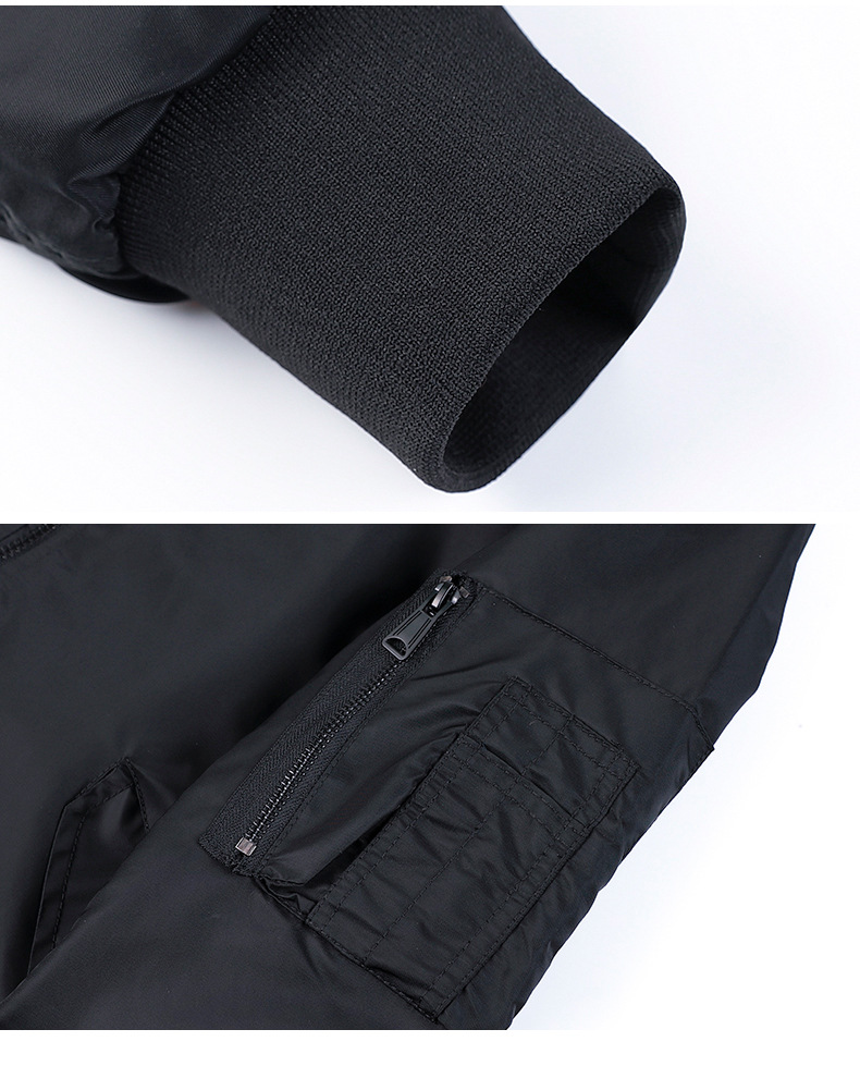 Retro Pilot Baseball Jacket For Men High Street Workwear Style_voghion.com