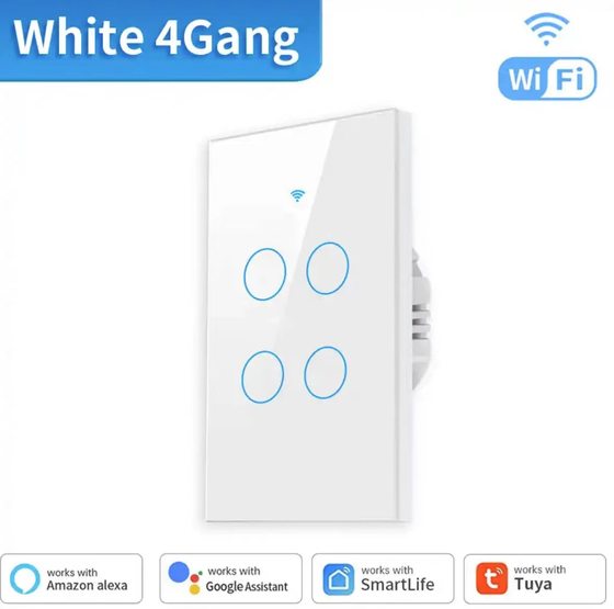 120 American standard WiFi switch single fire zero fire universal graffiti smart APP mobile phone control light switch