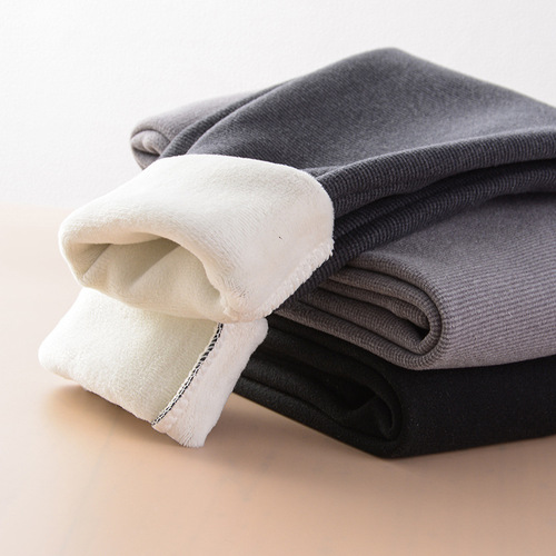 Girls' velvet leggings autumn and winter new style girls' thickened warm pants for primary and secondary school students all-in-one velvet outer trousers