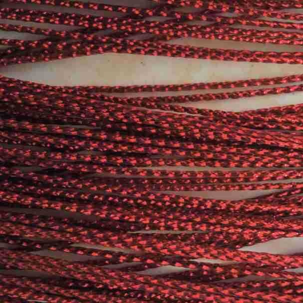 8股包涤纶线芯白银吊线带金箔线编织扁平带银箔线编织扁平带