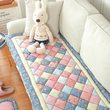 韩式ins风全棉纯棉馒头垫加厚沙发垫四季通用防滑北欧沙发套罩