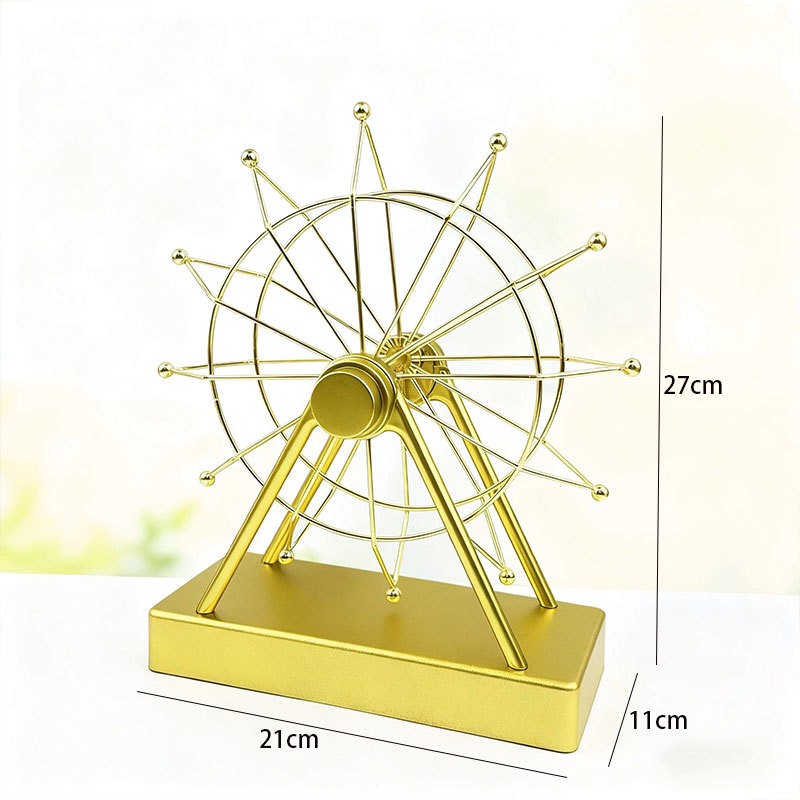 603 dispositivo de oscilación de la máquina de movimiento permanente del cuerpo celeste Newton columpio decoración de escritorio del hogar noria decoración de la Oficina