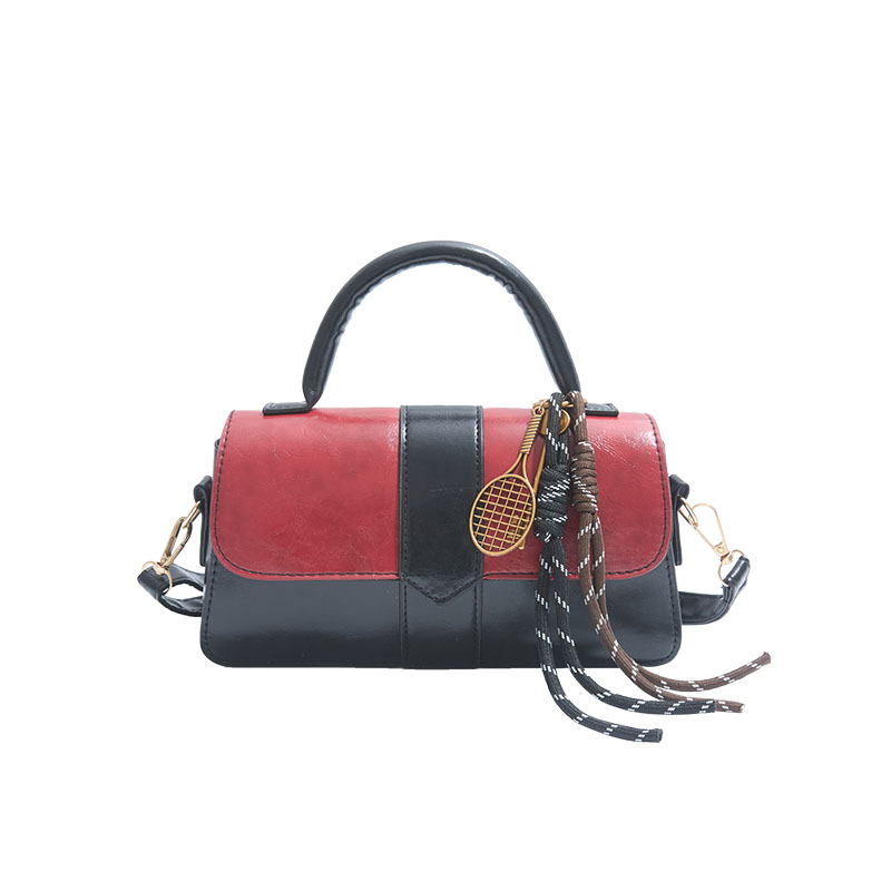 Este año, bolsos populares de color contrastante para mujeres 2025, nuevos bolsos de mano de moda, bolsos cuadrados, bolsos de nicho literario.