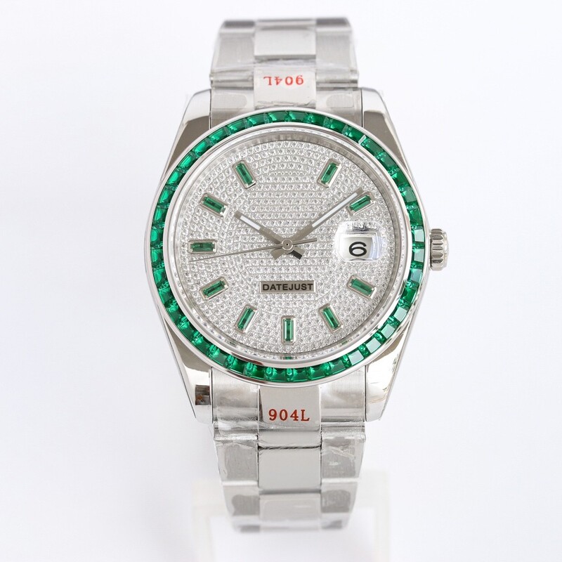 Dd Log Fully Automatic Mechanical Watch with Diamond Bezel and Starry Sky Dial, Men's Automatic Mechanical Watch Dd Log Fully Automatic Mechanical Watch with Diamond Bezel and Starry Sky Dial, Men's Automatic Mechanical Watch