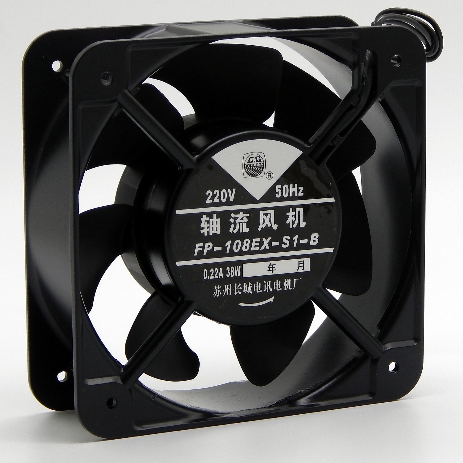 15051散热风扇FP108EX/220V380V电焊机柜配电箱15050轴流风机15CM