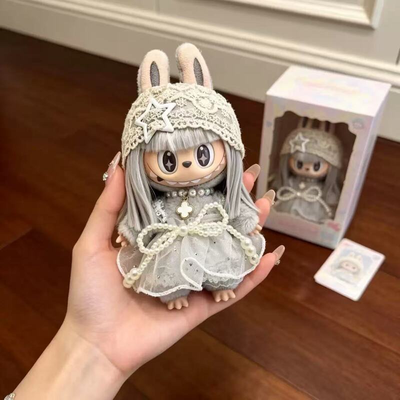 Rabubu vintage barber shop doll clothing set, compatible with first, second, and third generation dolls, includes universal clothes and skirts for replacement