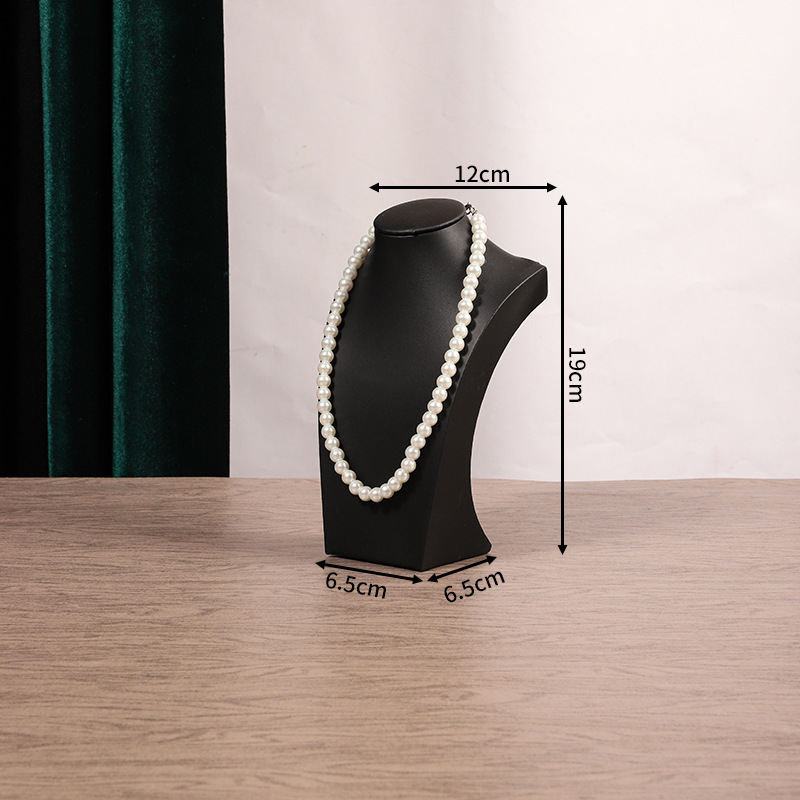 Collar estante de exhibición modelo retrato estante de joyería modelo de cuello mostrador accesorios collar estante de joyería cuello image 47