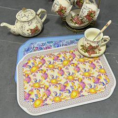 Rustic Style Soft Silica Aerogel Water Absorbent and Drainable Mat, Non-slip and Waterproof Kitchen Countertop Mat, Home Dining Mat, Heat Insulating Mat