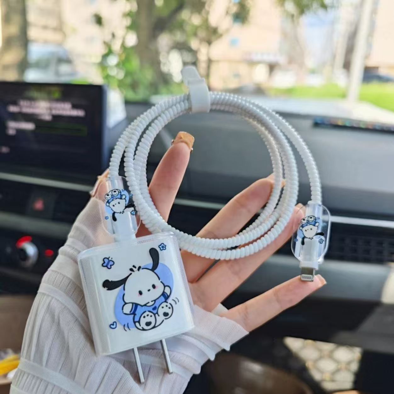 Aplicable a Apple 14 Cable Cover iPhone 13 Cargador Head 12 Promax Winding Cable Cover iPad