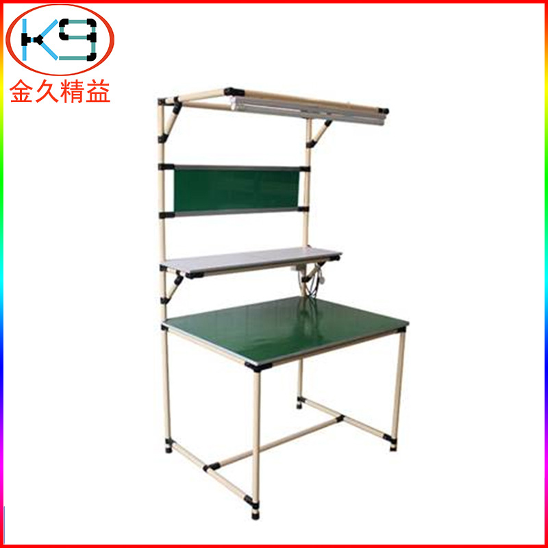 精益管线棒防静电工作台老化测试架车间物料周转车流水线 工作台