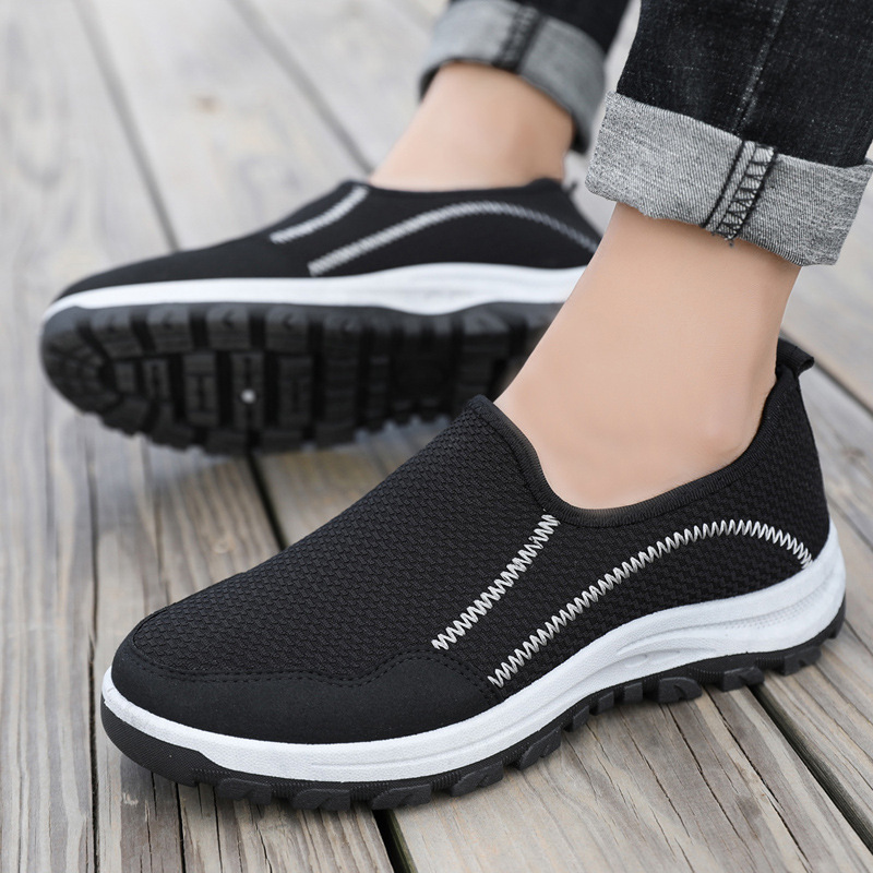 Men's Spring New Sports Shoes, Comfortable and Lightweight Trendy Shoes for Men, Breathable and Loose Fashion Casual Shoes, Wholesale