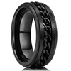 Chain stainless steel, men's fashionable ring for beloved, suitable for import, wish