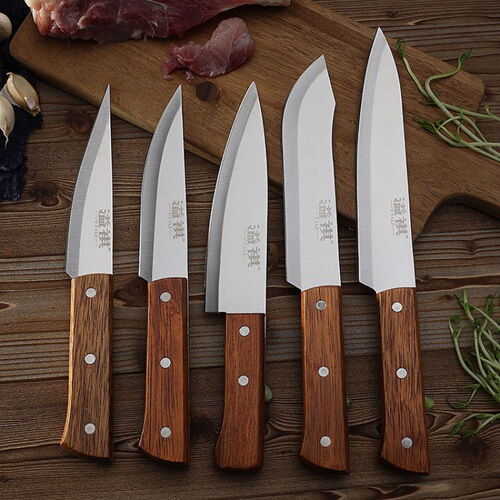 Stainless steel boning knife, slaughter knife, pig-killing knife, skinning knife, beef cutting knife, butcher's knife, sheep meat-cutting tool for vegetable market