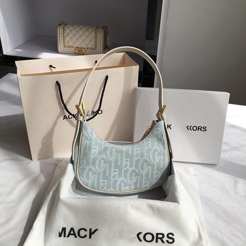 Hong Kong kJhsel PU niche denim law stick underarm for women's spring/summer new shoulder bag_voghion.com