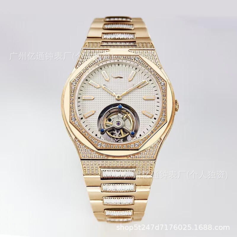 2026 New Parrotlu Men's Mechanical Watch, Popular Fashionable Waterproof Luminous Fully Automatic Watch