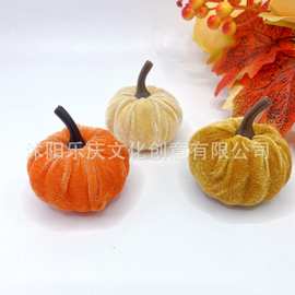 跨境新品 丰收节南瓜摆件 包布南瓜 感恩节南瓜装饰 节庆装饰品