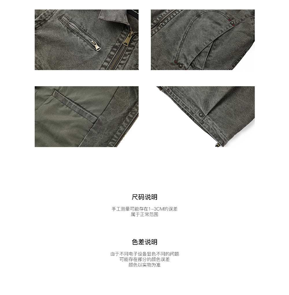 MADEEXTREME Detroit Washed Canvas Jacket