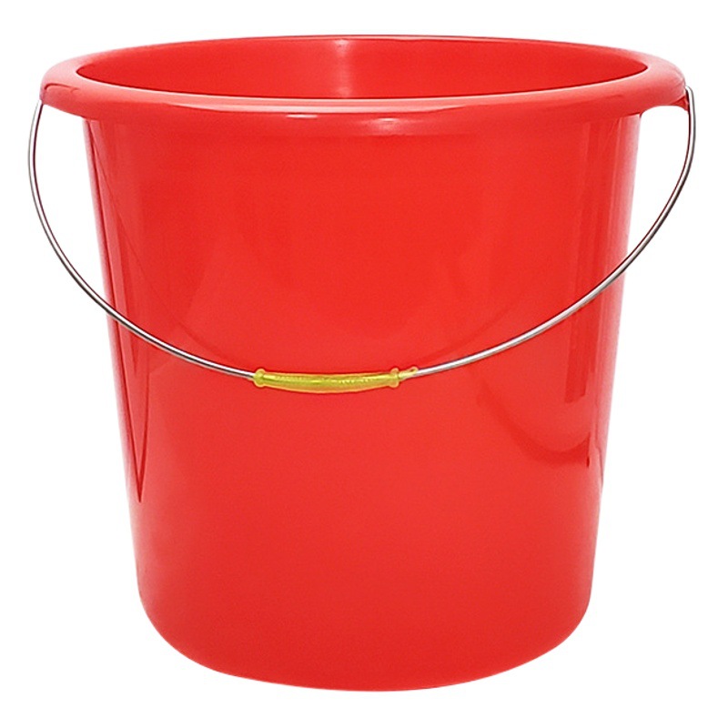 Factory supply bucket handle plastic bucket red Xi Bucket Car Wash watering large storage bucket bath foot bath bucket