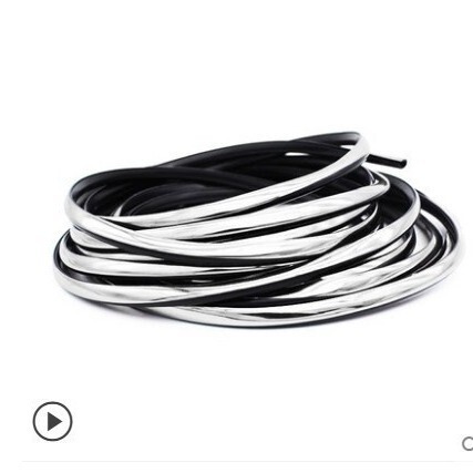 Car side hidden door anti-scrape stickers, electroplated door edge strips, door anti-collision decorative strips, 5/10 meters