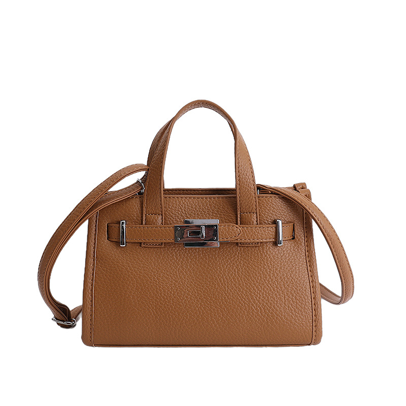 Bolso para mujeres 2026 venta transfronteriza caliente nuevo lichi estampado bolso de mano alta textura lujosa mochila de hombro