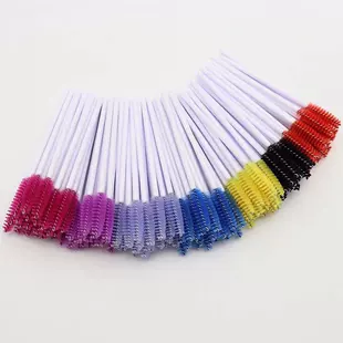 Нейлоновая щетка для ресниц, одноразовое удлинение ресниц, оптом