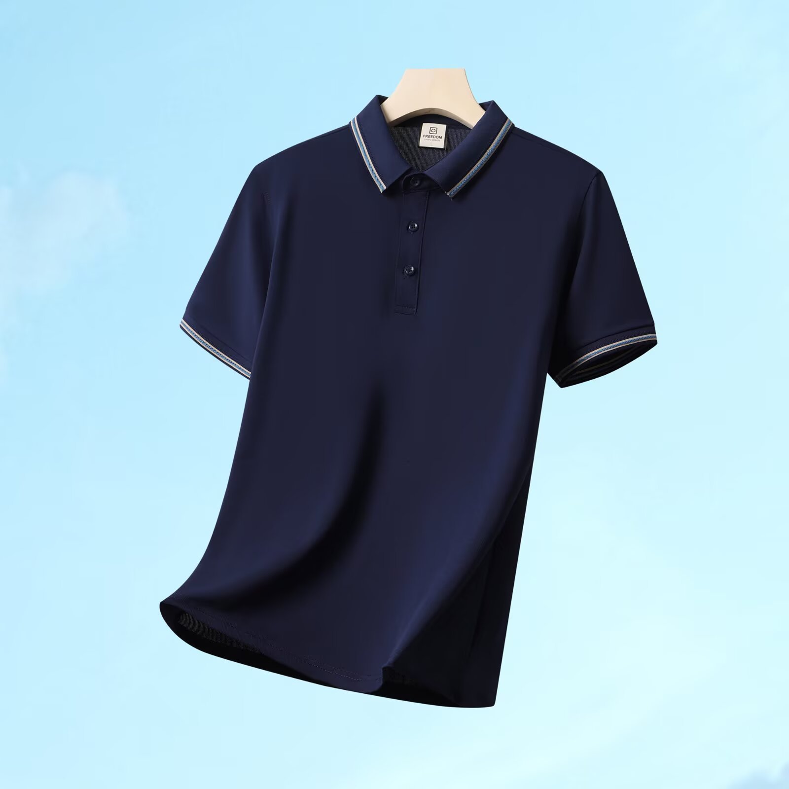 Collar personalizado algodón de hielo ropa de trabajo de manga corta personalizada cultura de negocios Polo impresión LOGO ropa de verano