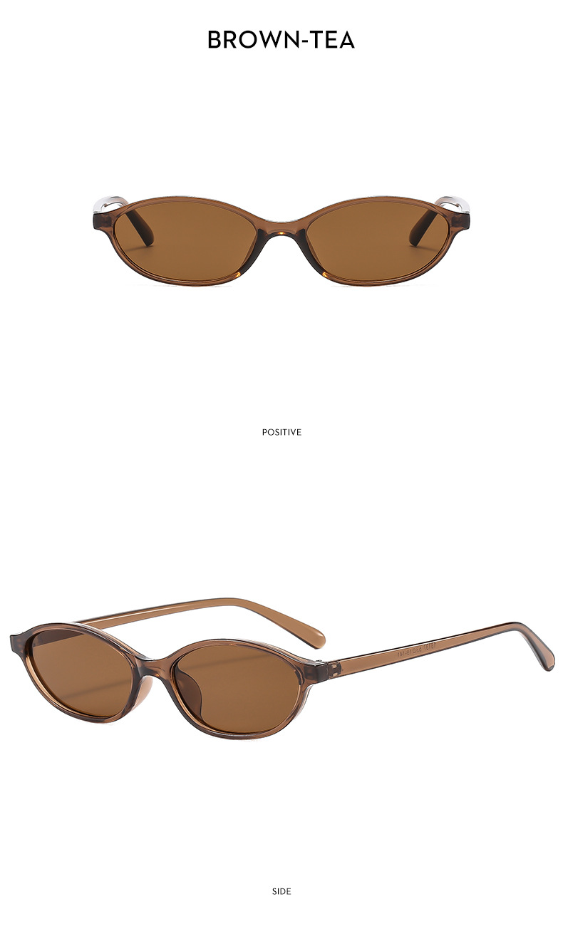 Holiday, Travel, Fishing Occasion Streetwear Solid Color Ac UV400 Protection Oval Frame Full Frame Women's Sunglasses