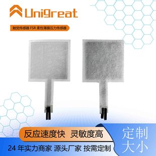 Manufacturer Customized Fsr Flexible Fiber Sensor Ultra-Thin Bend-Resistant Resistive Flexible Pressure Sensor