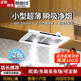 T型油烟机大吸力静音出租房吸烟机家用厨房小型抽油烟机跨境排烟