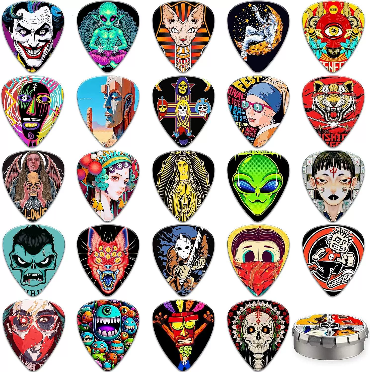 吉他拨片来图定制赛璐璐木吉他项链乐器打孔1件起订吉它