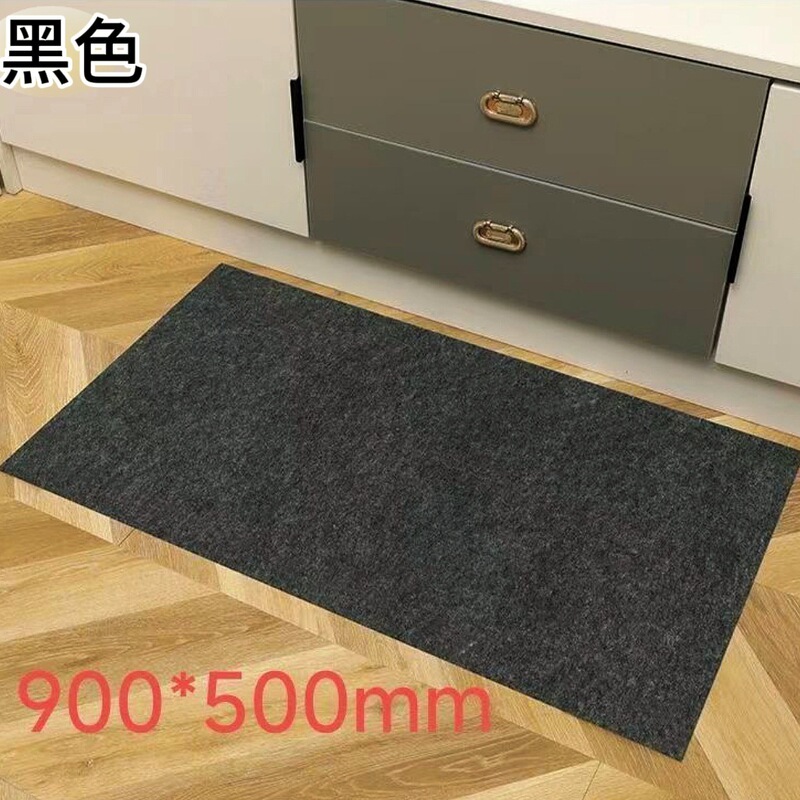 Monthly Disposable No-Wash Water-Absorbing and Oil-Absorbing Anti-Slip Floor Mats Oil-Proof and Dirt-Resistant Bathroom Entrance Door Home Kitchen Floor Mats