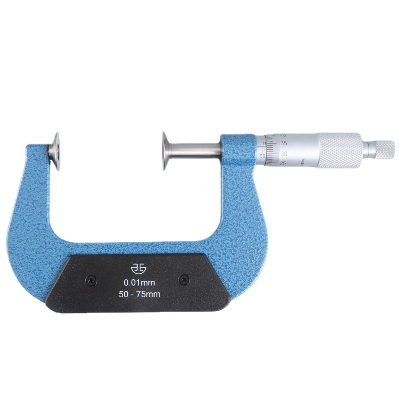批发青量 公法线外径千分尺 50-75 250-23-000 镀铬千分尺螺旋测