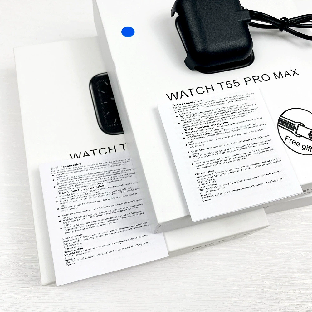 Браслет, наушники, часы, T55, 55promax, bluetooth, 2 в 1, отслеживает сердцебиение, измеряет давление, ( торговля), оптовая продажа