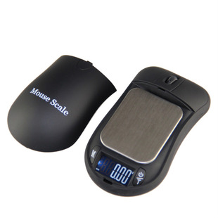 Personalized mouse scale black jewelry scale 200g-0.01g portable palm electronic jewelry scale 500g/0.1g