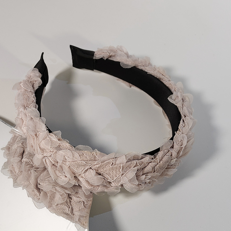 Accessoires De Cheveux Bandeau À Fleurs En Dentelle Rétro display picture 2