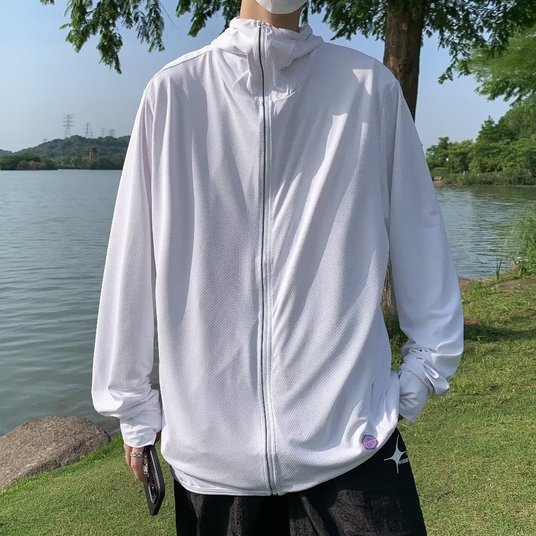 Sun Protection Clothing Men's Summer Anti-Uv Jacket Outdoor Fishing Jacket Trendy Brand Trendy Summer Thin Jacket