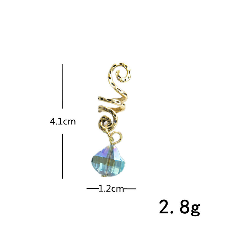 5g Weight hair buckle Hair Accessories Type Simple Style Solid Color Alloy Plating Hair Buckle 1 Piece