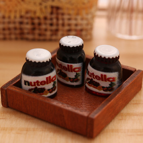 Miniature model chocolate sauce mini model 1:12 minutes ob11 dollhouse dollhouse play diy